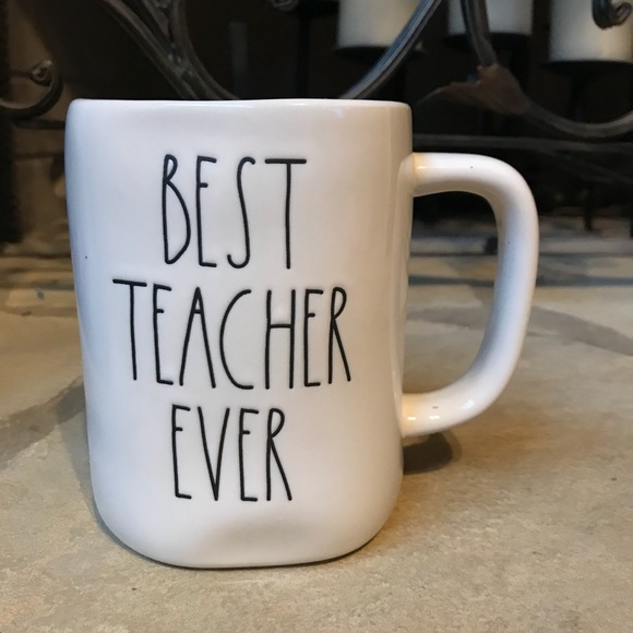 New Rae Dunn Best Teacher Ever Mug - Picture 2 of 5